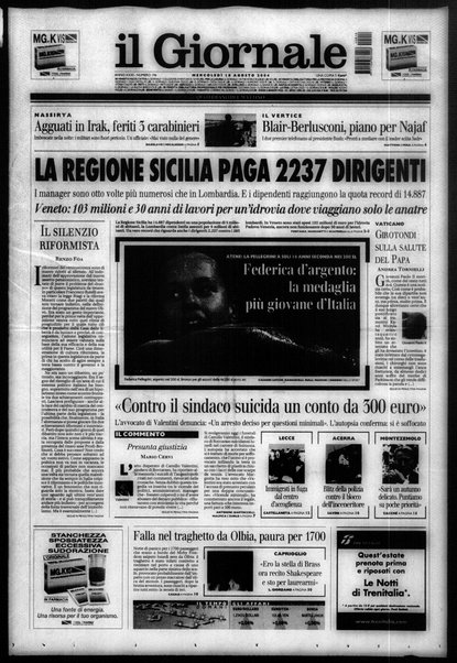 Il giornale : quotidiano del mattino